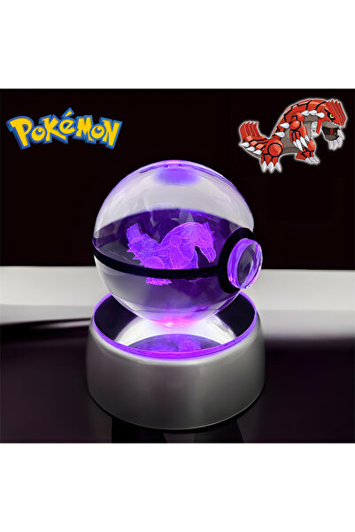 Choice10 Groudon Pokemon 3D Crystal POKE BALL Figure Toys Snivy Dragonair Blastoise Venusaur Milotic Raichu N