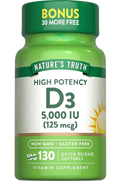 Natures Truth Nature's Truth Vitamin D3 2000 IU 130 Softgels
