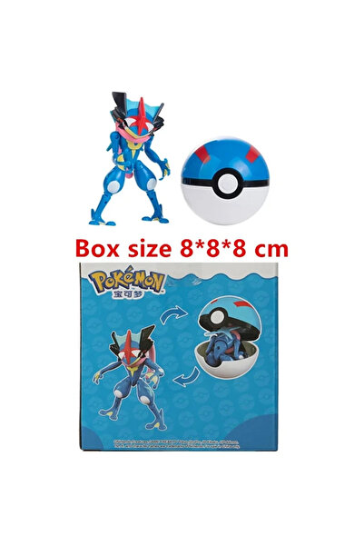 Choice4 Greninja Pokemon Figures Pikachu Pokeball Charizard Greninja Genuine Original Deformation Toy Anime