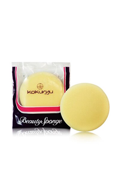 Kokuryu إسفنجة تجميل دائرية لكعكة الصيف - أداة ناعمة وقابلة لإعادة الاستخدام لتطبيق مكياج الوجه