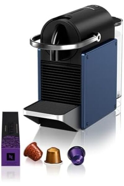 Nespresso Pixie C coffee machine by Nespresso, Dark Blue - UAE Version