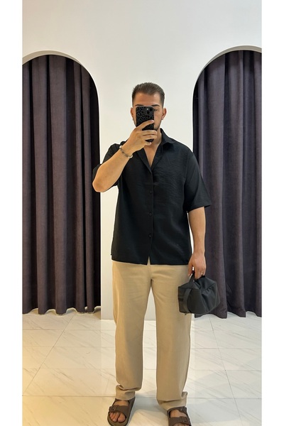 MERVENS Oversize Modal Short Sleeve Shirt