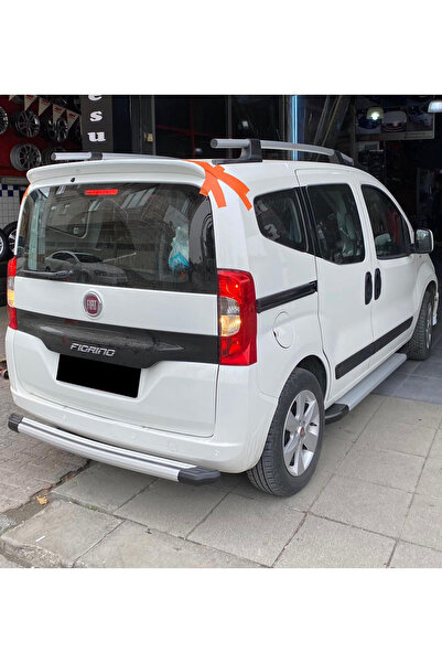 Fiat Fiorino-Bipper-Nemo Uyumlu (BEYAZ BOYALI) Plastik Spoiler-Bagaj Üstü Spoyler