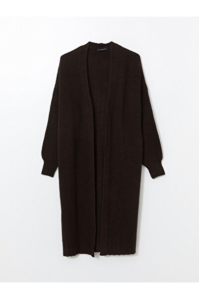 LC Waikiki New Season Shawl Collar Oversize Women's Knitwear Cardigan