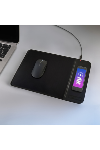OEP Mouse pad with wireless phone charging