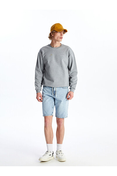 LC Waikiki Nevavm Standard Fit Men's Jean Shorts with a Difference