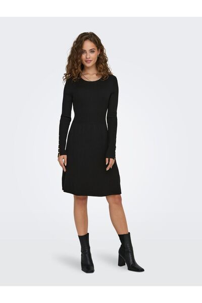 ONLY Strickkleid ONLNATASCHA Midikleid