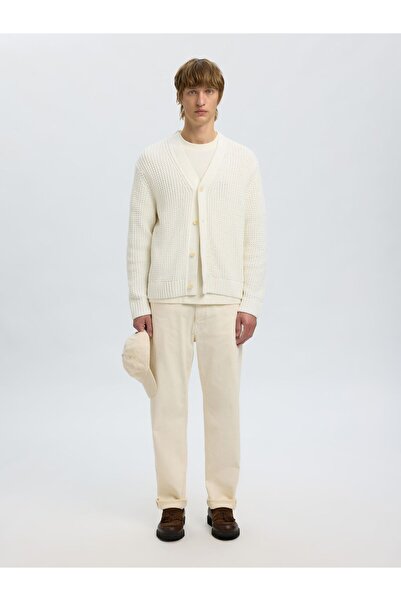 Selected Homme Strickjacke Relaxed Fit Baumwoll