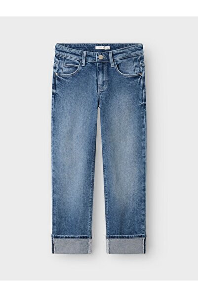 Name it Τζιν ίσιας γραμμής με διπλωμένο ρεβέρ