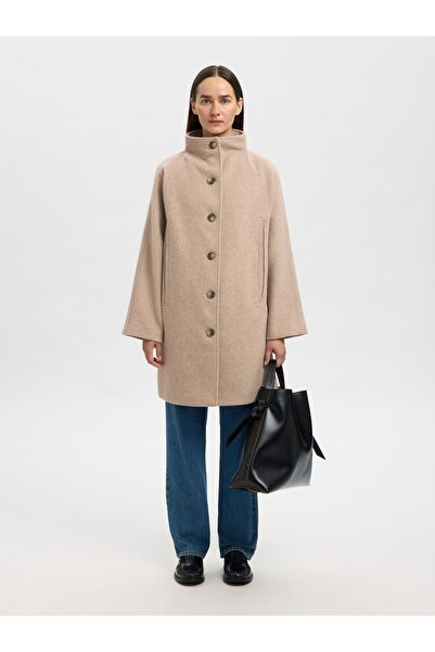 Selected Femme Mantel Wollmix