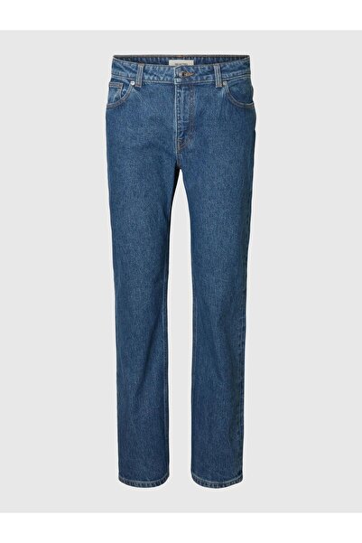 Selected Femme Straight Fit Jeans Mid Waist