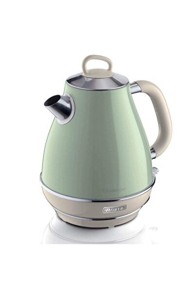ARIETE Fierbător electric VINTAGE 2869/04, 2000W, 1,7 l, filtru detașabil, fereastră de apă, bază 360C, verde