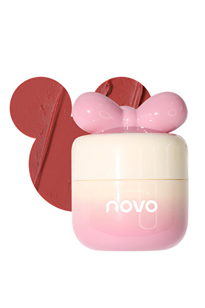 No-vo Matte Lipstick, Velvet Waterproof Non Stick Cup Lip Gloss, Moisturizing Cute Lip Stains for Women