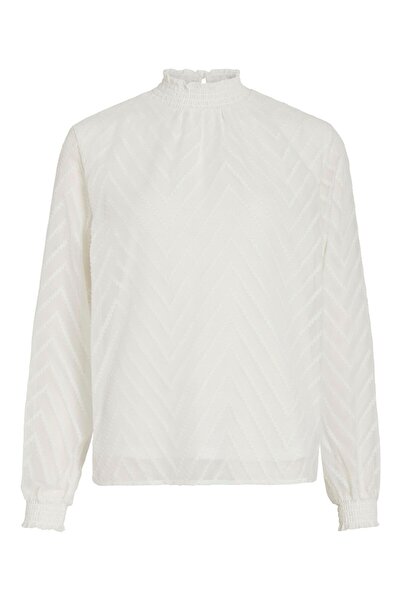 VILA Langarmbluse High Neck