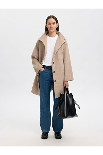 Selected Femme Mantel Wollmix