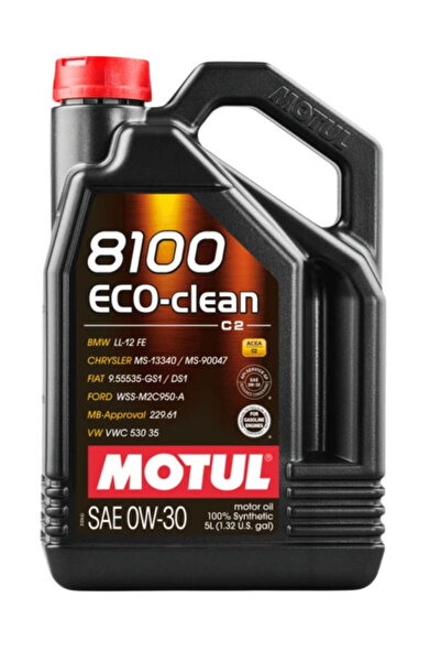 Motul 8100 Eco-Clean 0W-30 5 Lt Motor Yağı