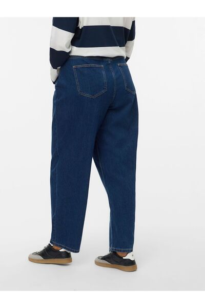 Veromoda Curve Mom Jeans VMCESTELLE Hohe Taille Barrel Fit Jeans