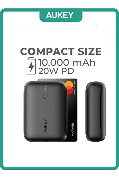 AUKEY 20W Fast Charging 10000mAh Power Bank - Basix Mini (Compact & Portable)...