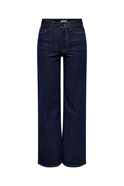 JDY Jeans mit weitem Bein JDYFELINA-FINA Hohe Taille Weiter Beinschnitt Jeans