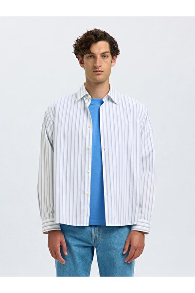 Selected Homme Streifenshirt Relaxed Fit