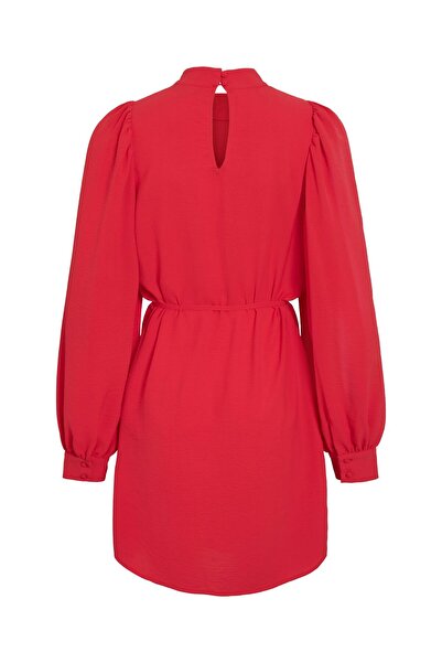 VILA Minikleid VIPALLAS Stehkragen