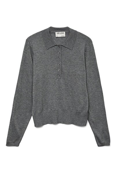 Vero Moda Polo AWSIKITA Gestricktes Poloshirt