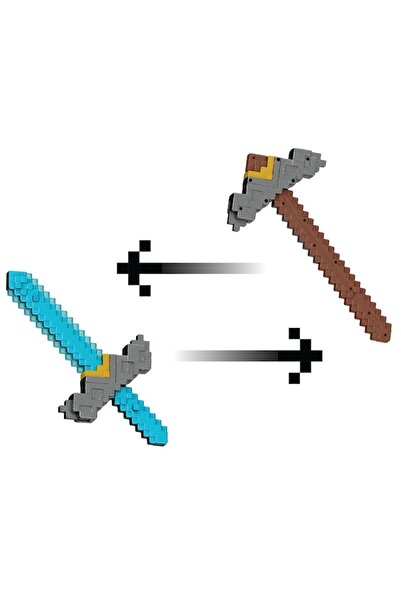 mattel Minecraft The Movie Transformable Sword Pickaxe for Boys