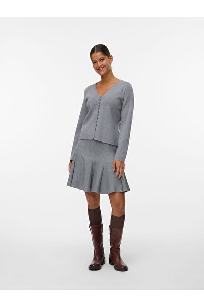 Vero Moda Strickrock VMKRISTIN Mittlere Taille Kurzer Rock