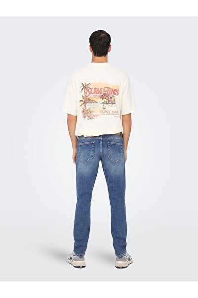 Only & Sons Slim Fit Jeans ONSLOOM Niedrige Taille Slim Fit Jeans
