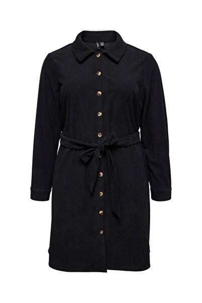 Veromoda Curve Hemdblusenkleid VMCCLEO Kurzes Kleid