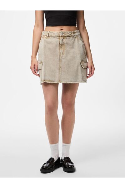 PIECES Minirock PCFAY CARGO JEANS