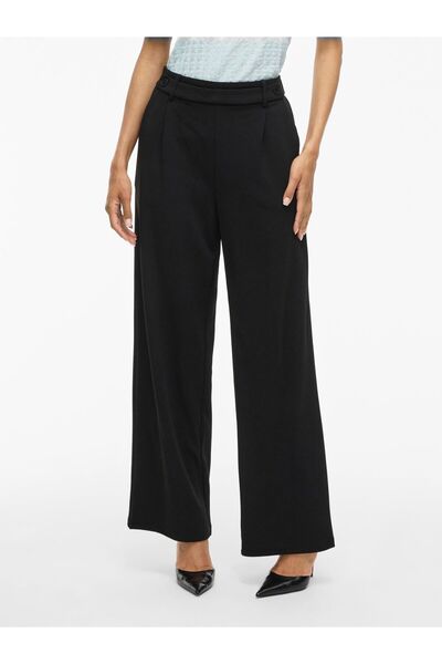 VILA Hose mit weitem Bein VICLARA High-Waist