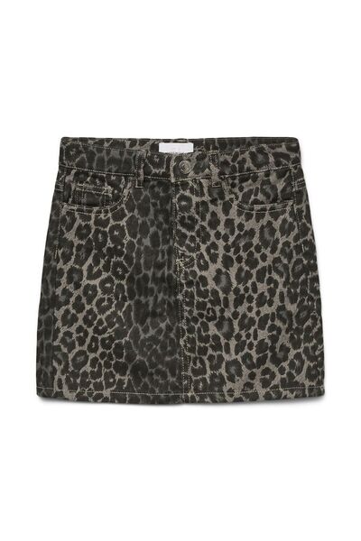 Vero Moda Girl Jeansrock VMLENORA Mittlere Taille Kurzer Rock