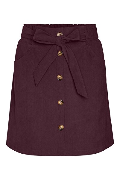 Veromoda Curve Rock VMCVILJA Hohe Taille Kurzer Rock