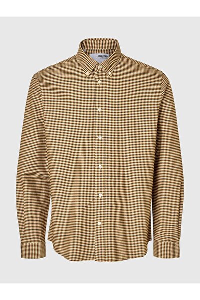 Selected Homme Button Down Hemd Regular Fit Baumwoll