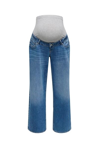 ONLY MATERNITY Jeans mit weitem Bein OLMMADISON Weiter Beinschnitt Jeans