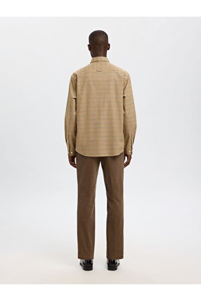 Selected Homme Button Down Hemd Regular Fit Baumwoll