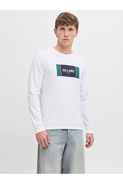 Jack & Jones Langarm-T-Shirt Logo Langarm-T-Shirt