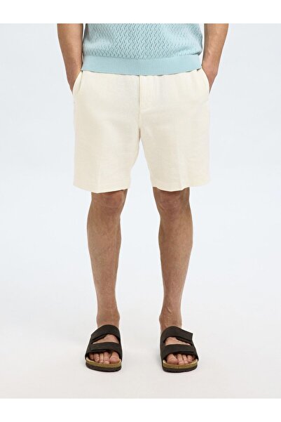 Selected Homme Shorts aus Leinengemisch Regular Fit