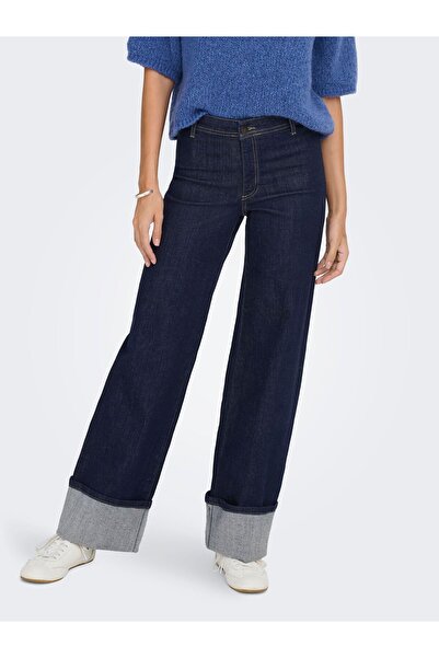 JDY Verjüngt JDYVANESSA Mittlere Taille Weiter Beinschnitt Jeans