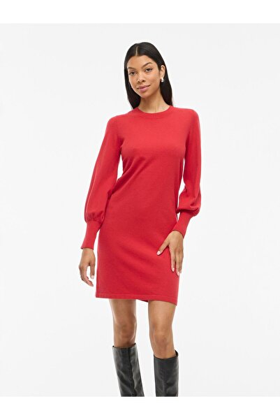 VILA Midikleid VIKERRY Gestricktes