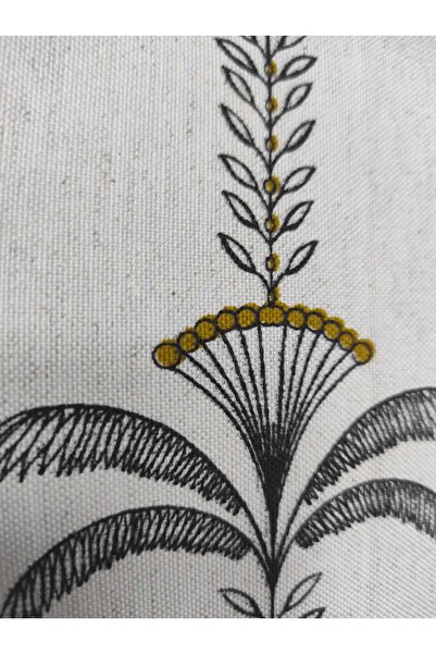 Evcimenhome New Product Linen Cushion Cover 43Cmx43Cm Color: Anthracite on Ecru