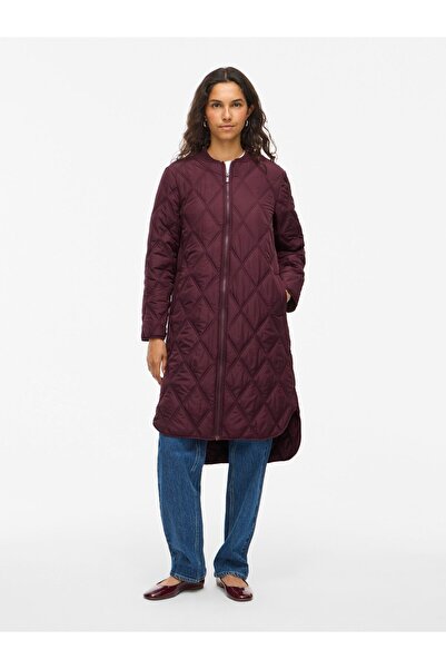 VILA Mantel Gesteppter Reißverschluss