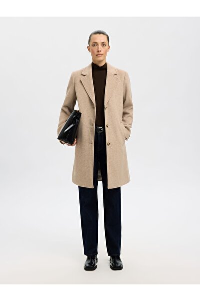 Selected Femme Mantel Wollmix