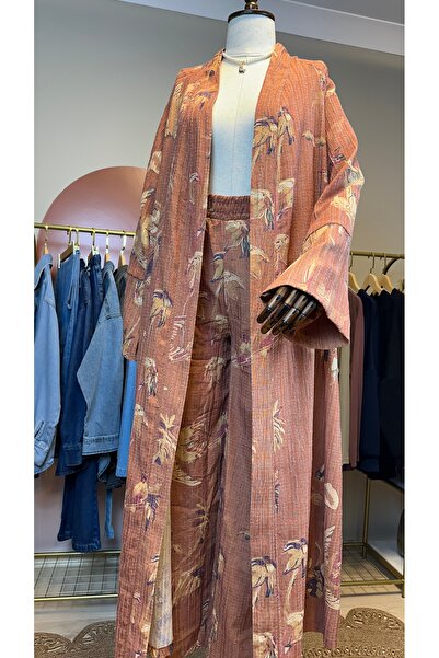 VeluraCollection DESENLİ KOMONO TAKIM