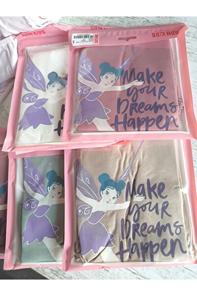 ADN KİDS Girl's Tank Top Panties Set of 6, 100% Cotton, Breathable