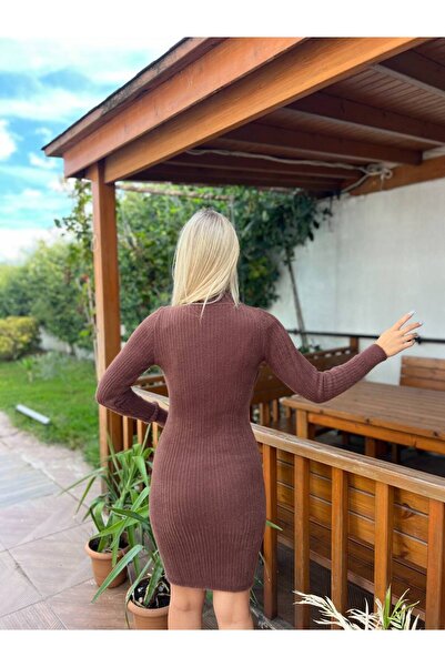 For Angels Bearded Dress with Stone Accessories and Bow on the Front