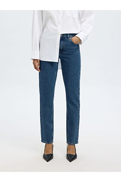 SELECTED Jeans in Slim Tapered Fit Mid Waist