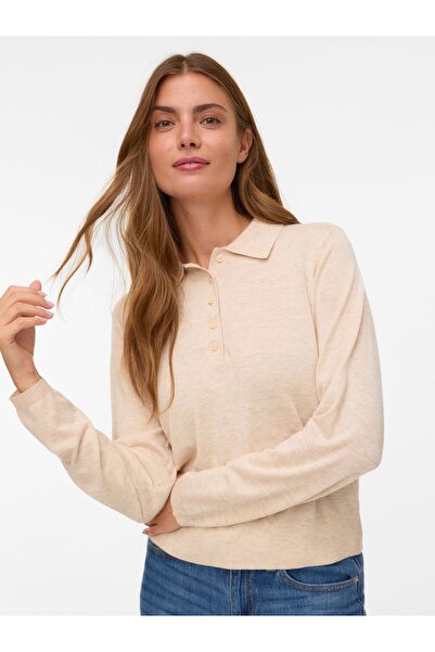 Vero Moda Polo AWSIKITA Gestricktes Poloshirt