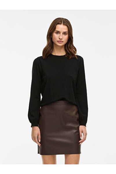 VILA Strickpullover VIELLA Rundhals